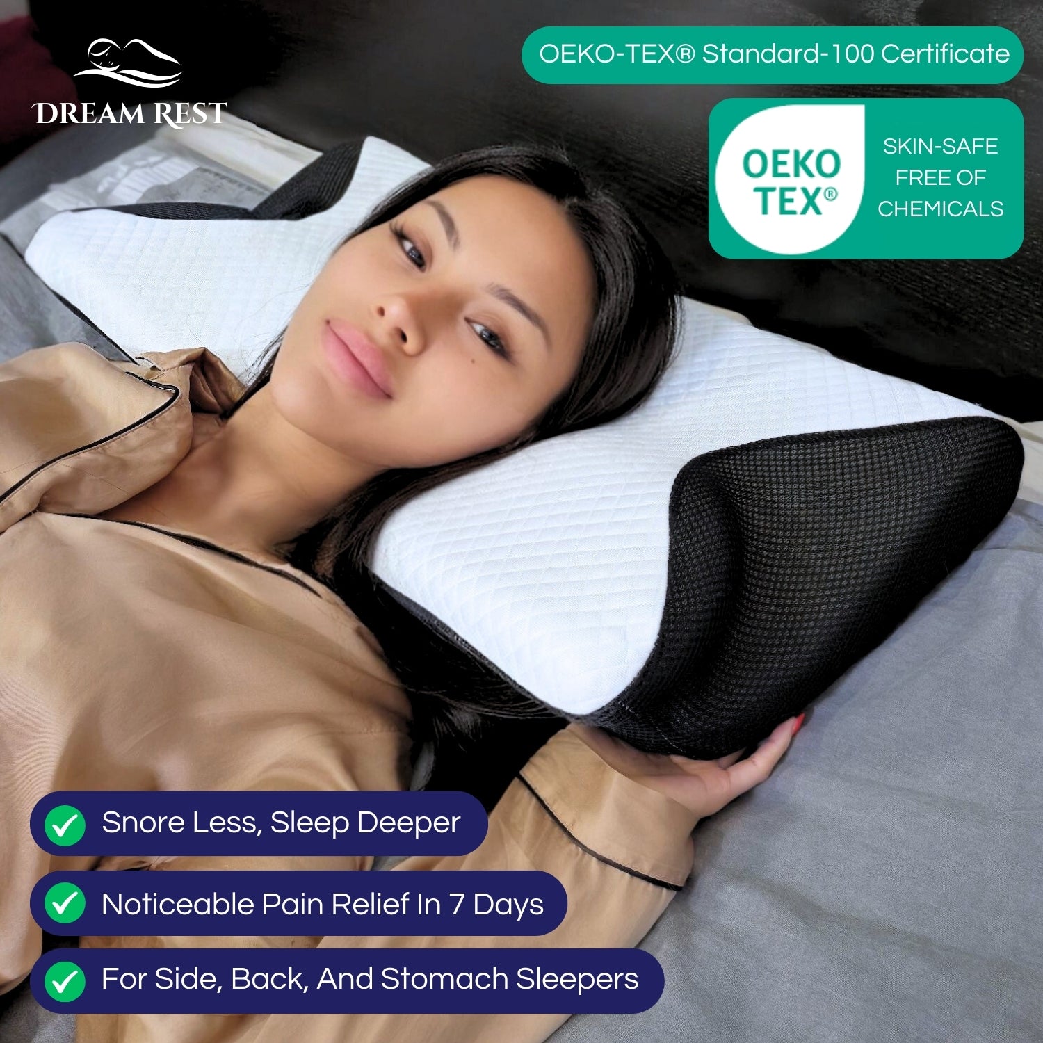 DreamRest™ Ergonomic Pillow